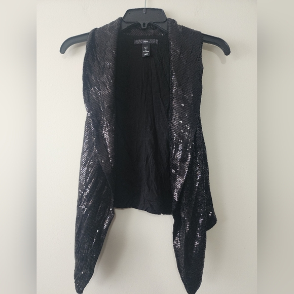 H&M Black Velvet Varsity Jacket - Picture 1 of 7